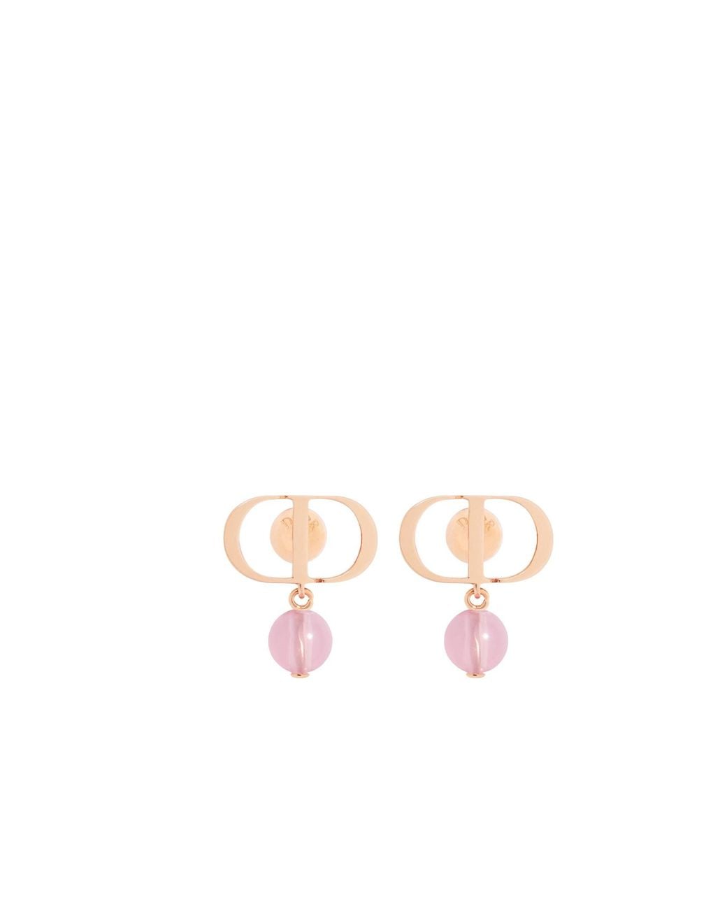 Dior Pink Petit Cd Earrings