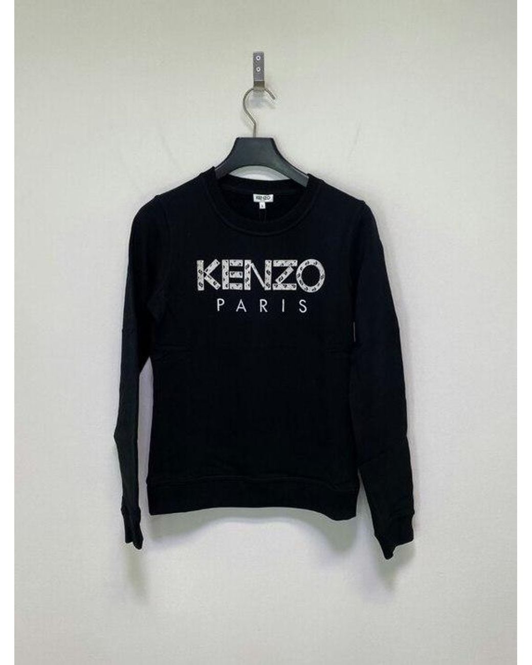 KENZO Black Logo Decal Sweater