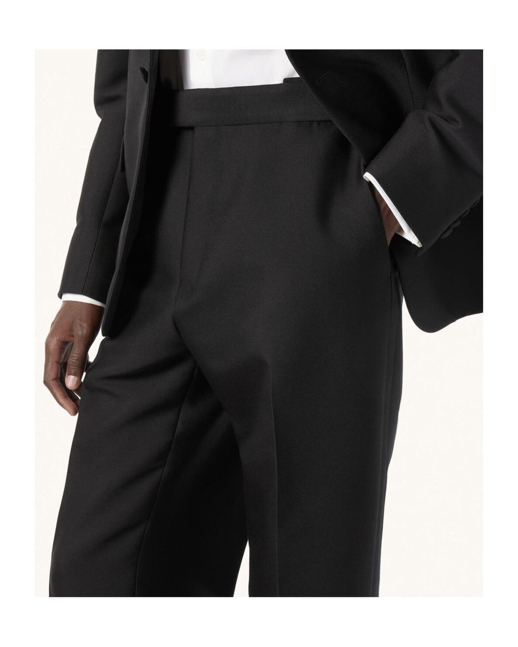 Loro Piana Black International Suit for men