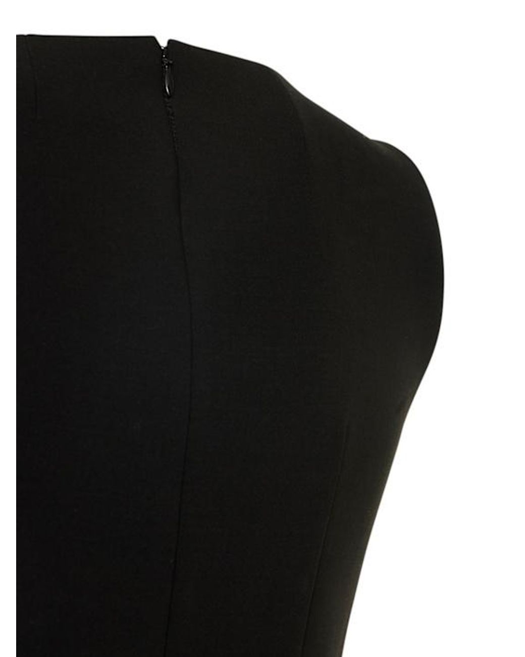 Michael Kors Black Oversized Jumpsuit With V-Neckline
