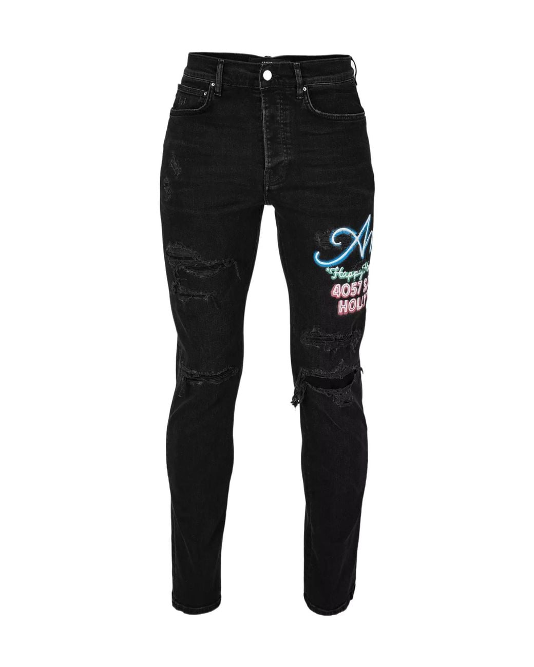Amiri Black Slim Fit Jeans for men