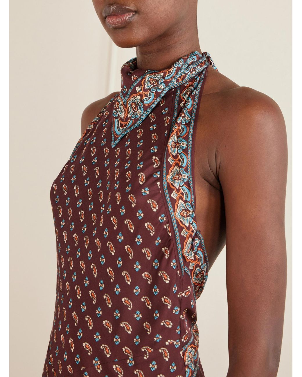 Doen Purple Exclusive Geometric Dress