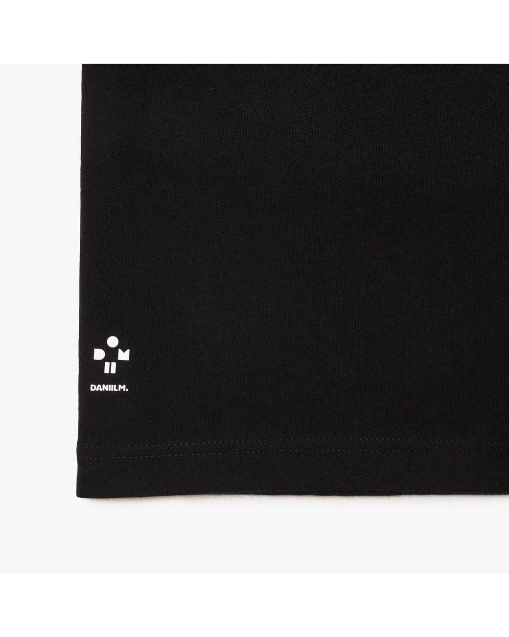 Lacoste Black Crewneck Shortsleeve Tshirt for men
