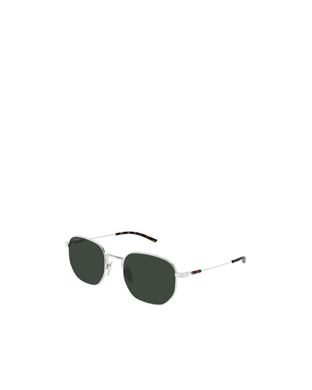 Gucci Green Eyewear Geometric Frame Sunglasses for men