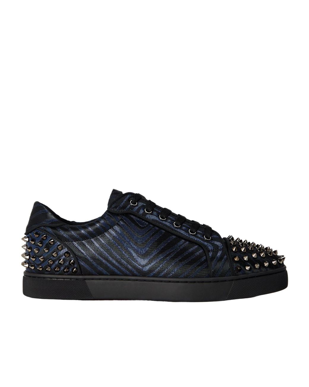 Christian Louboutin Blue Rivet Decorated Casual Shoes for men