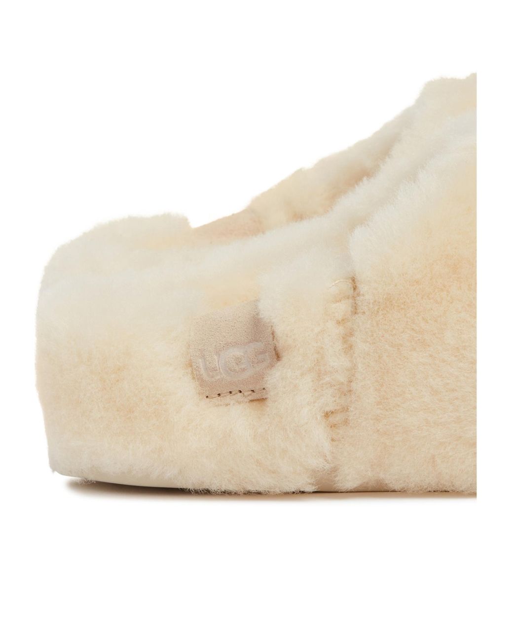 Ugg Natural Elea Plush Slippers