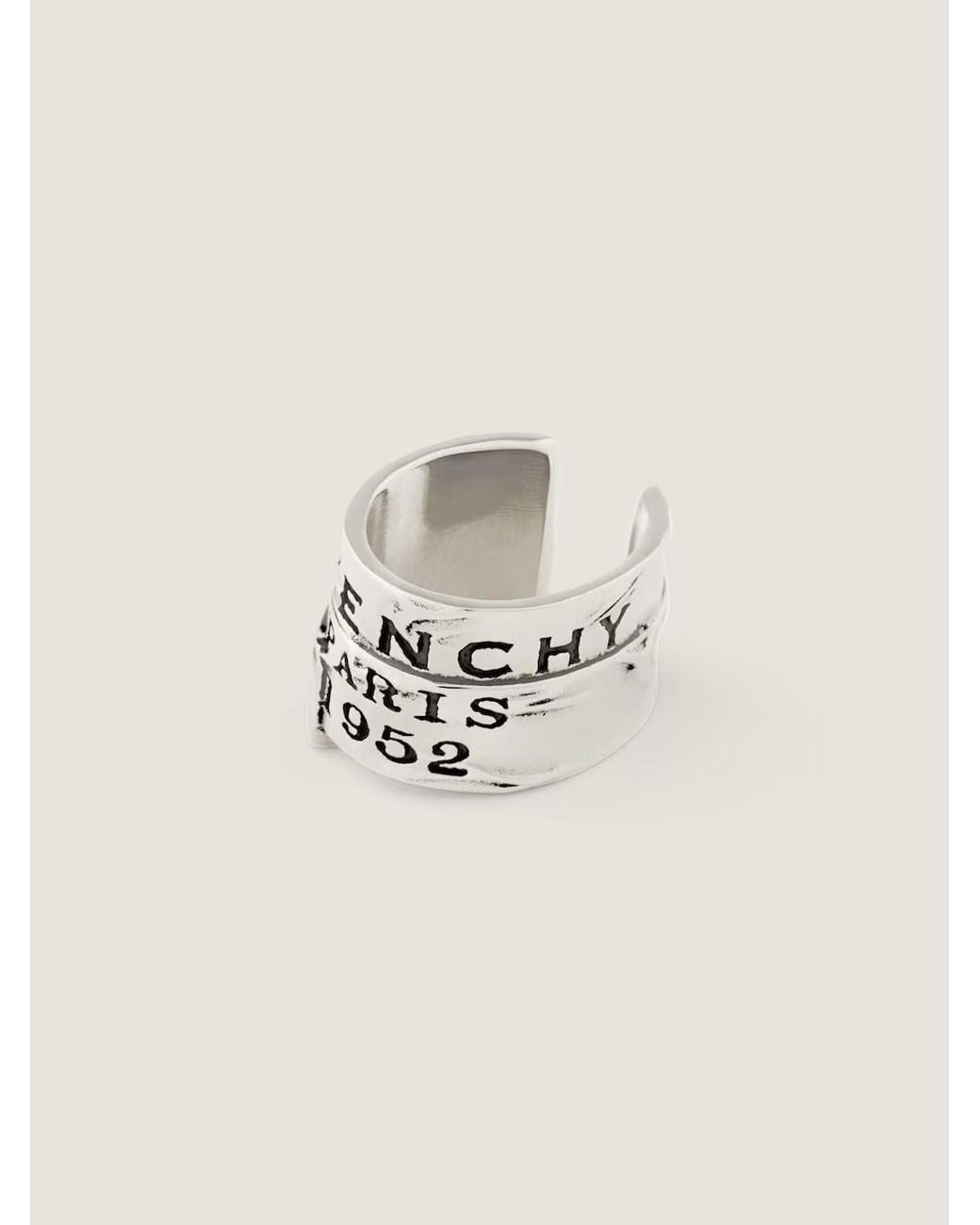 Givenchy White Paris 1952 Tape Earcuff