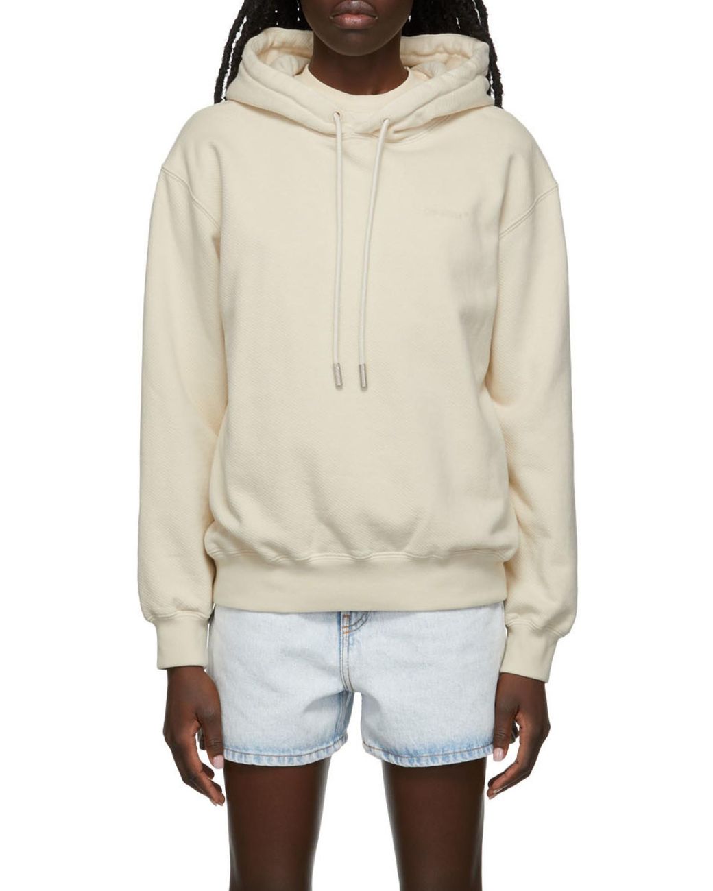 Off-White c/o Virgil Abloh White Diag-Print Hoodie