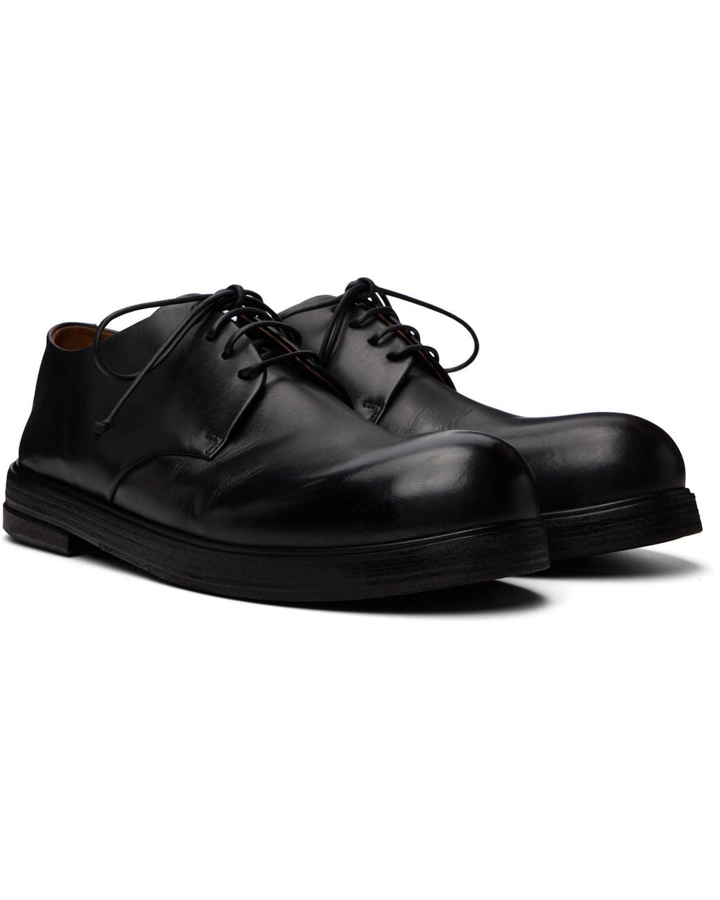 Marsèll Black Zucca Zeppa Derby Shoes for men