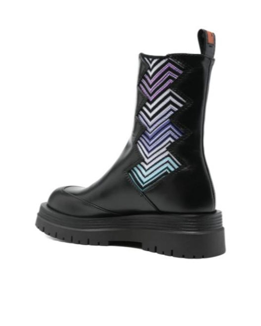 Missoni Brown 50Mm Zigzag Chelsea Boots