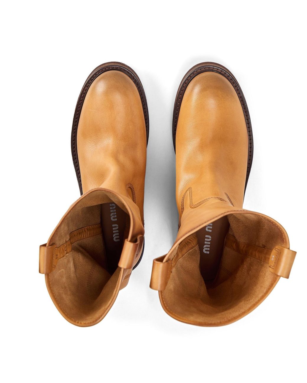 Miu Miu Brown Western Cowboy Boots