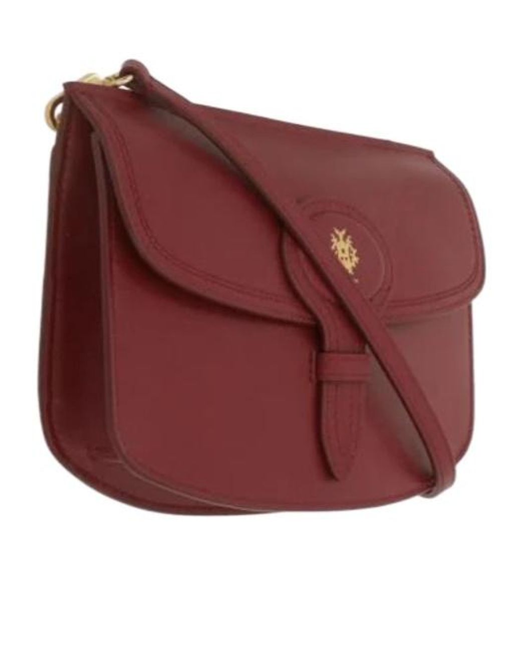 Bally Red Flap Shoulder Bag
