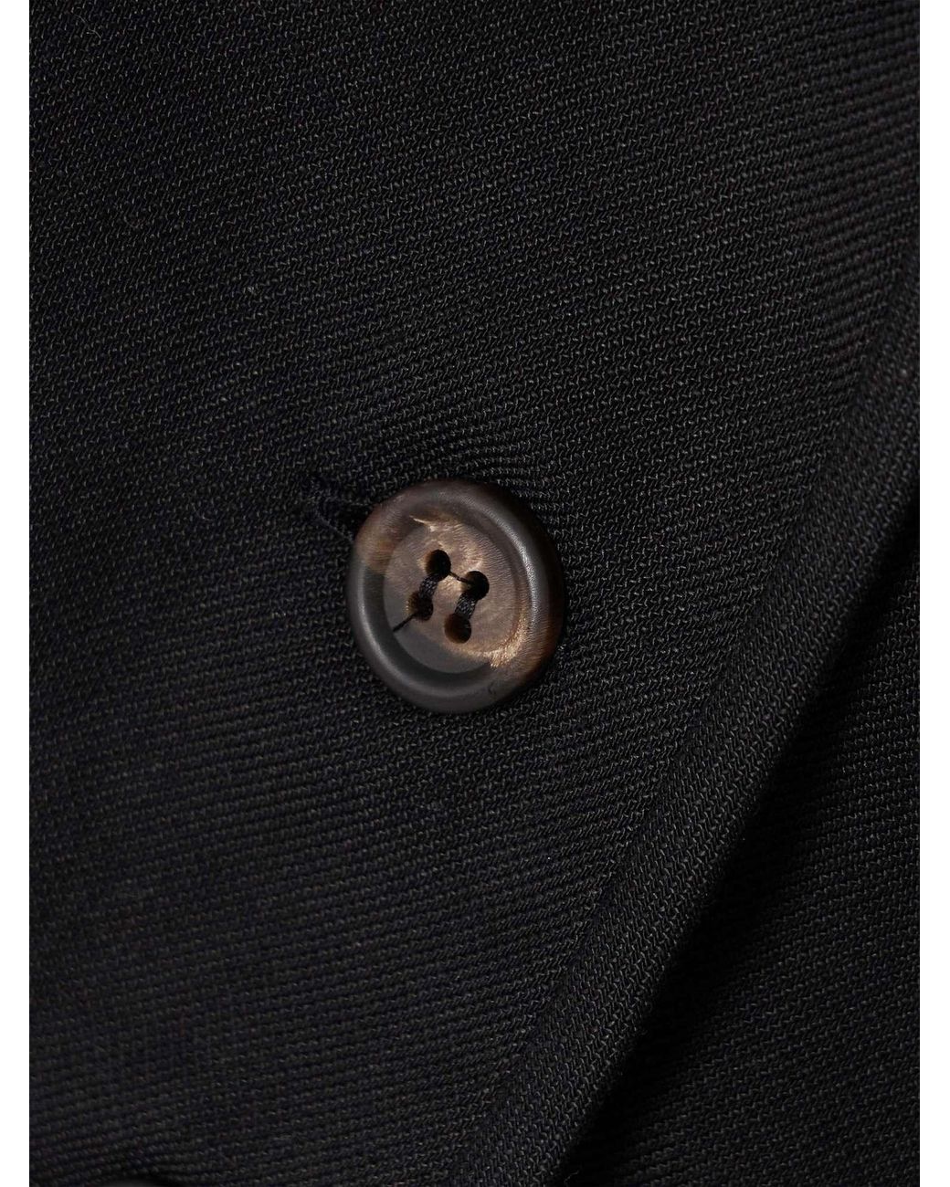 Brunello Cucinelli Black Slub-Texture Waistcoat