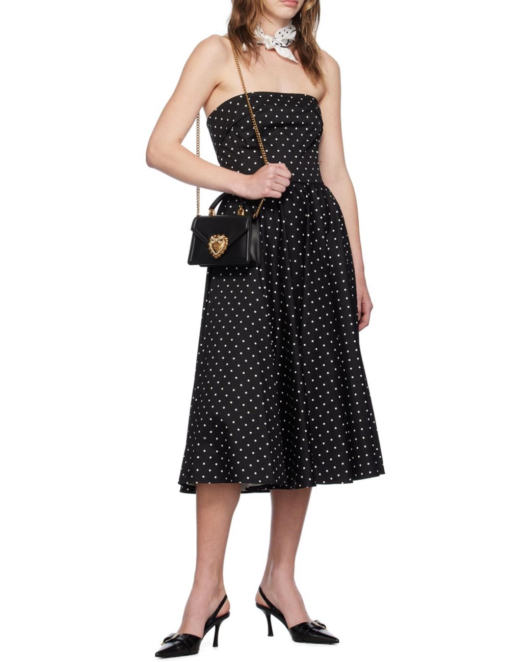 Dolce & Gabbana Black Devotion Small Tote Bag