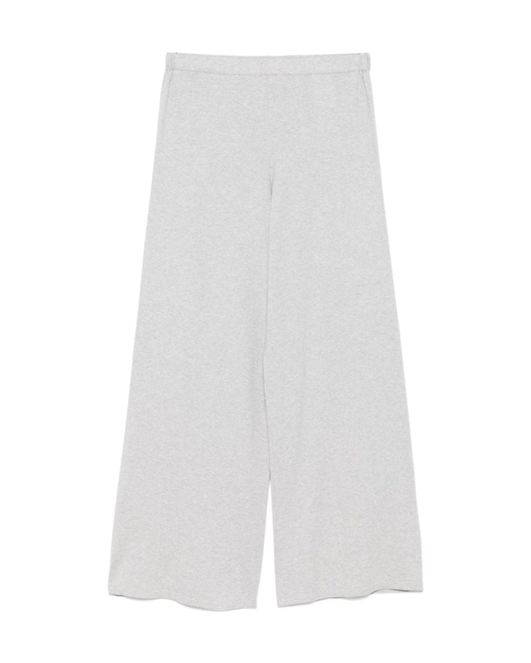 Lisa Yang White Elastic Waist Casual Pants