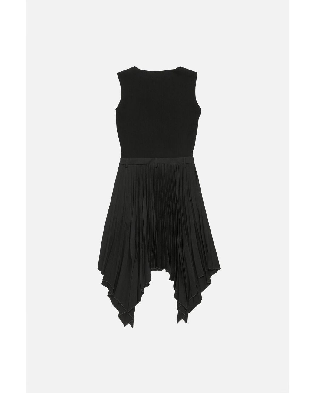 Acne Black Pleated Dress