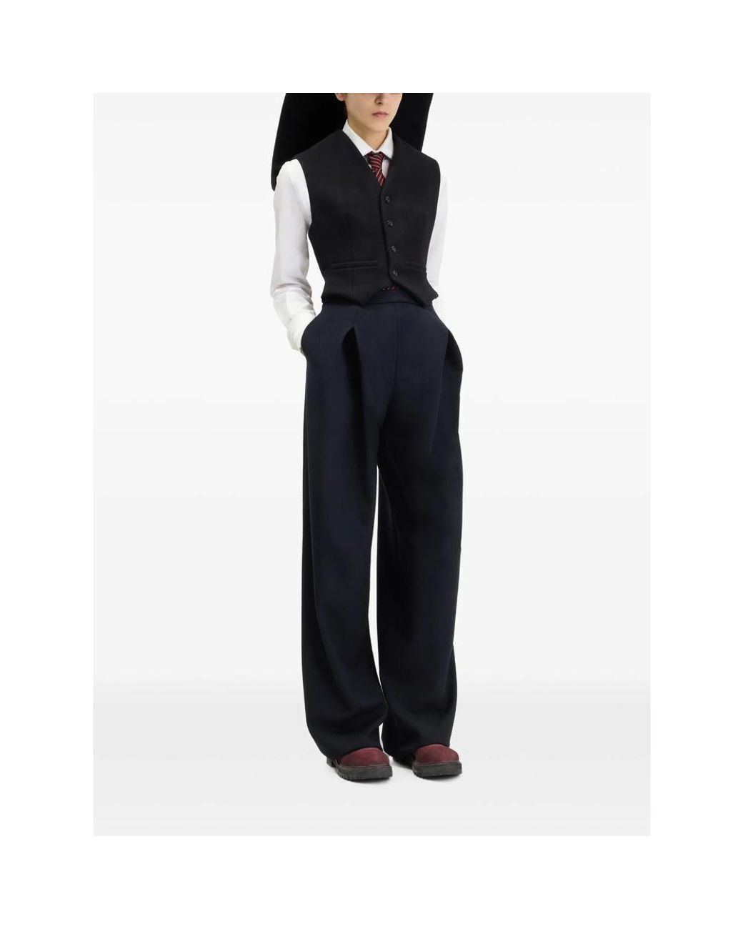 Jean Paul Gaultier Black Hooded Vest