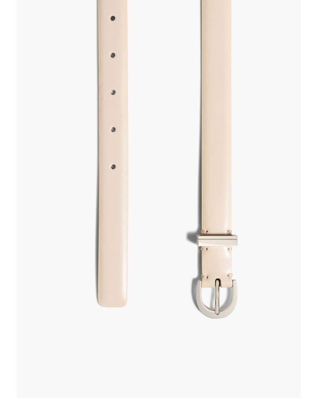 Khaite White Luna Belt