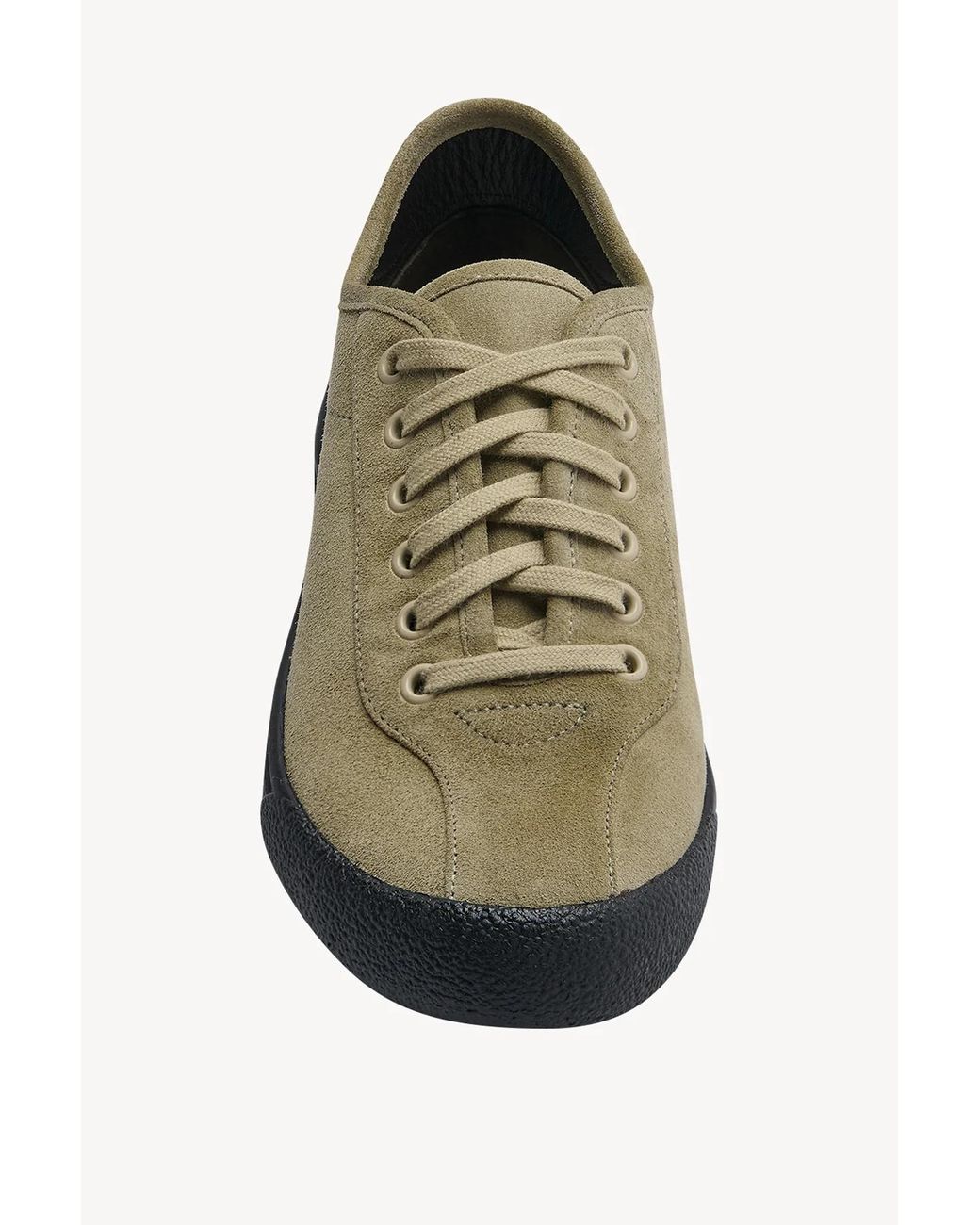 The Row Green Dove Suede Sneakers for men