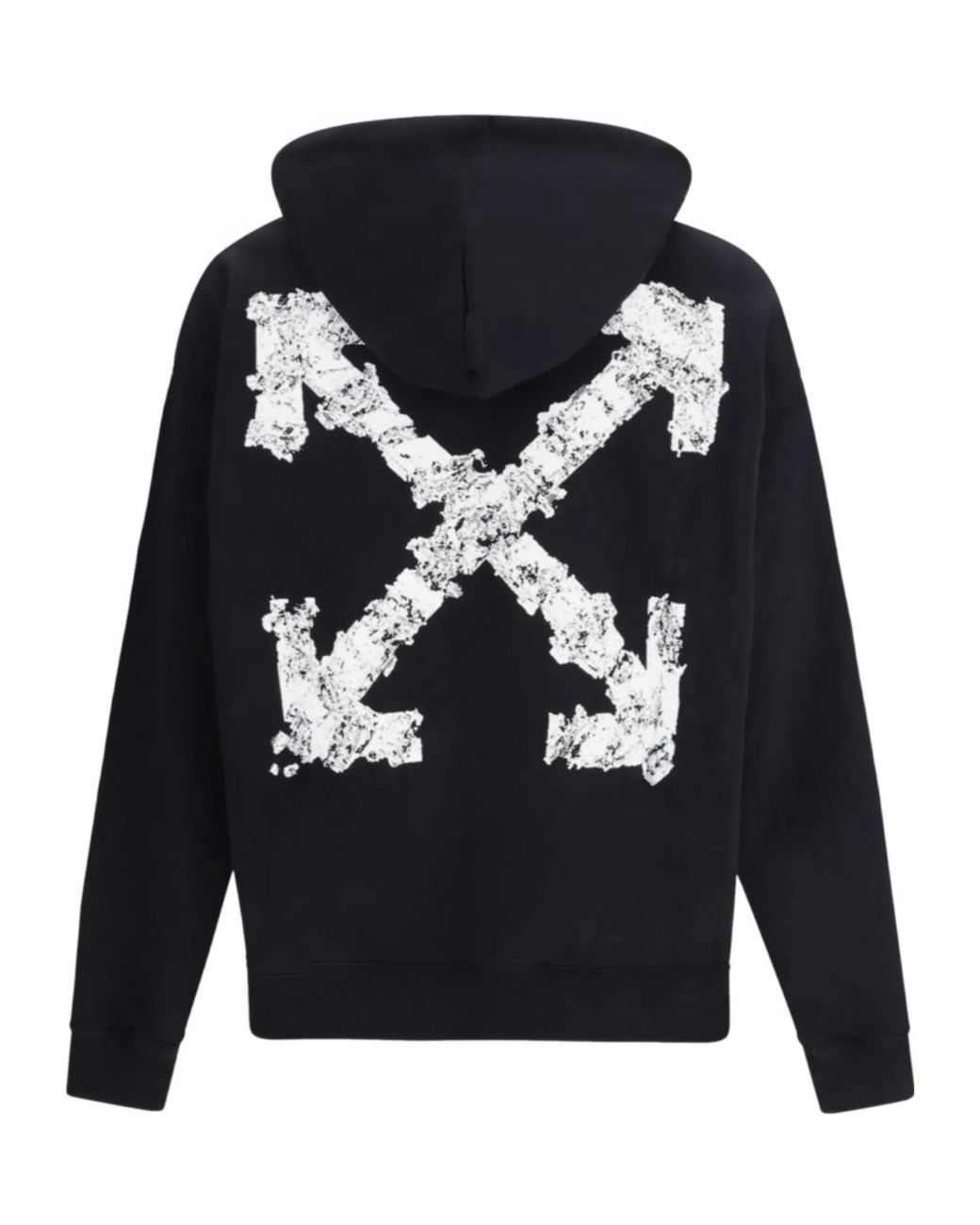 Off-White c/o Virgil Abloh Blue Logo-Print Hoodie for men