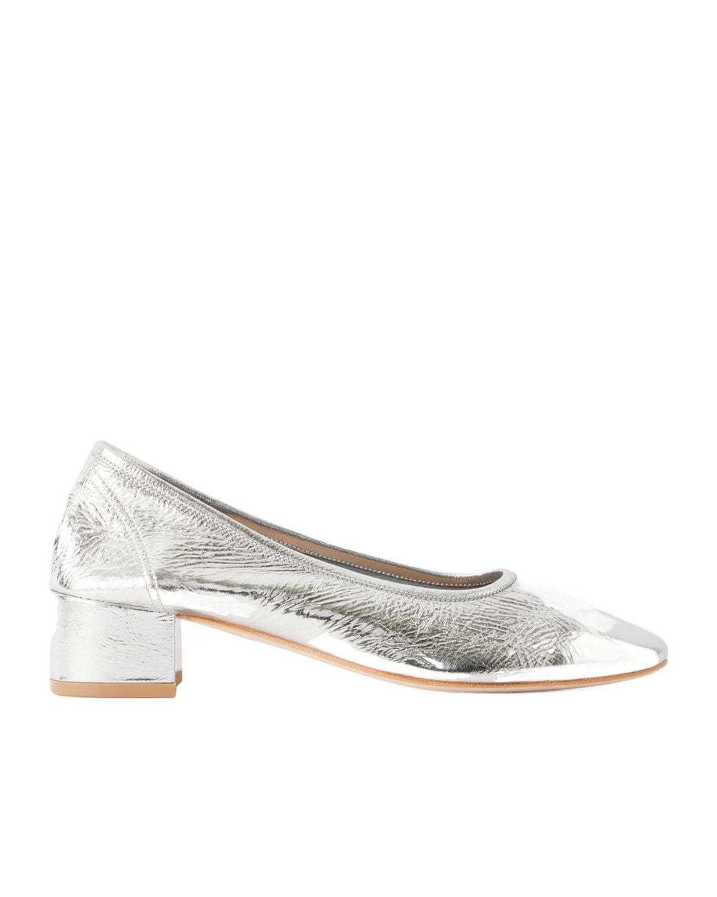 Maryam Nassir Zadeh White Leather Ballet Flats