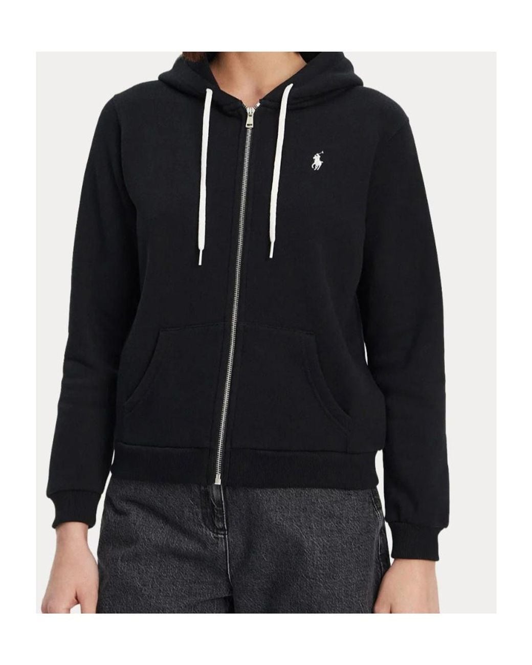 Polo Ralph Lauren Blue Full-Zip Drawstring Hoodie