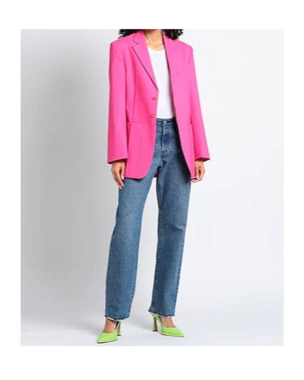 Jacquemus Pink Single-Breasted Suit Jacket