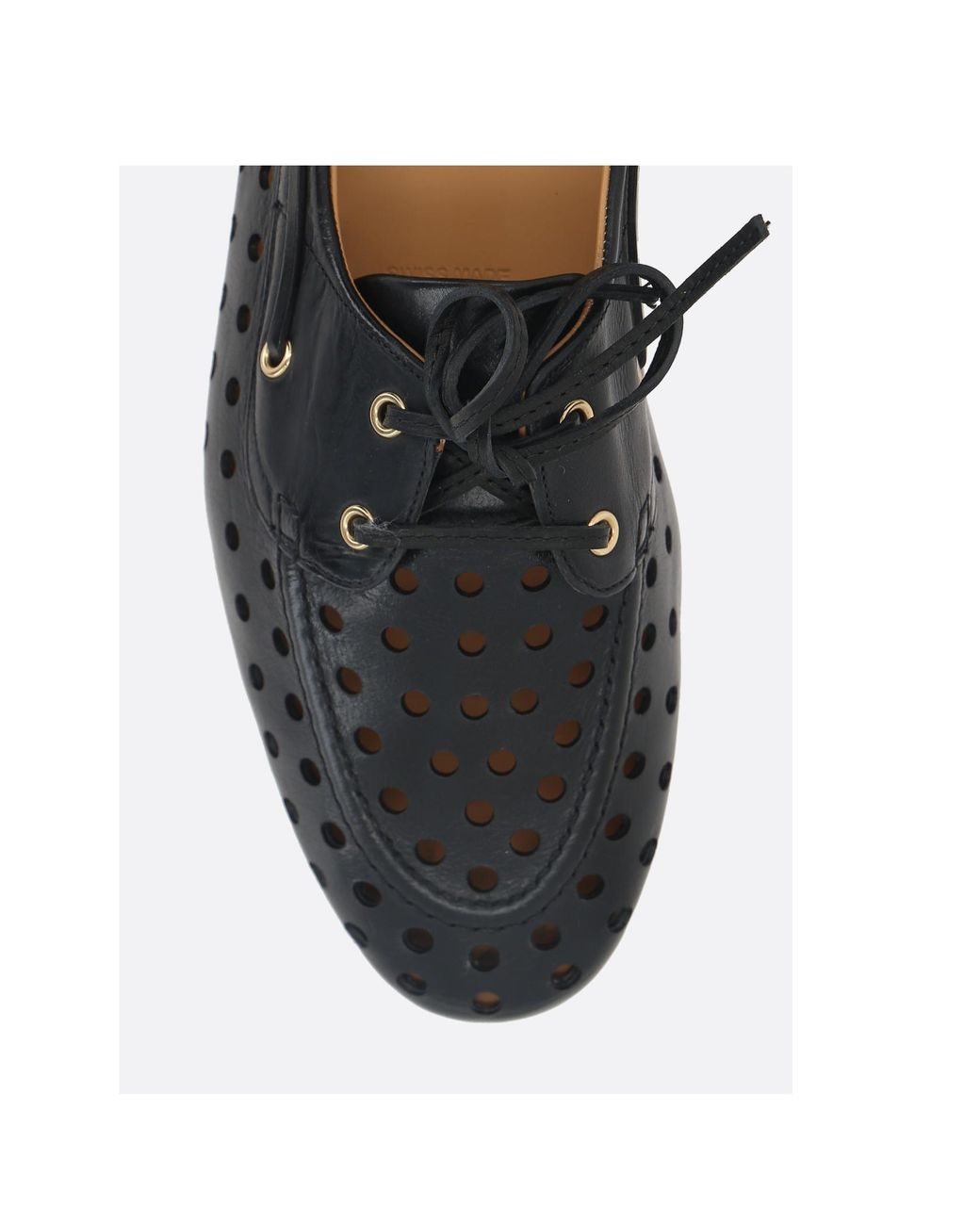 Bally Black Plume Lace-Up Loafers