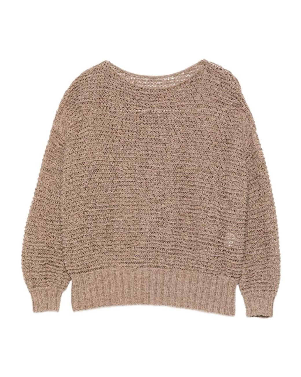 Baserange Natural Long-Sleeved Knitwear