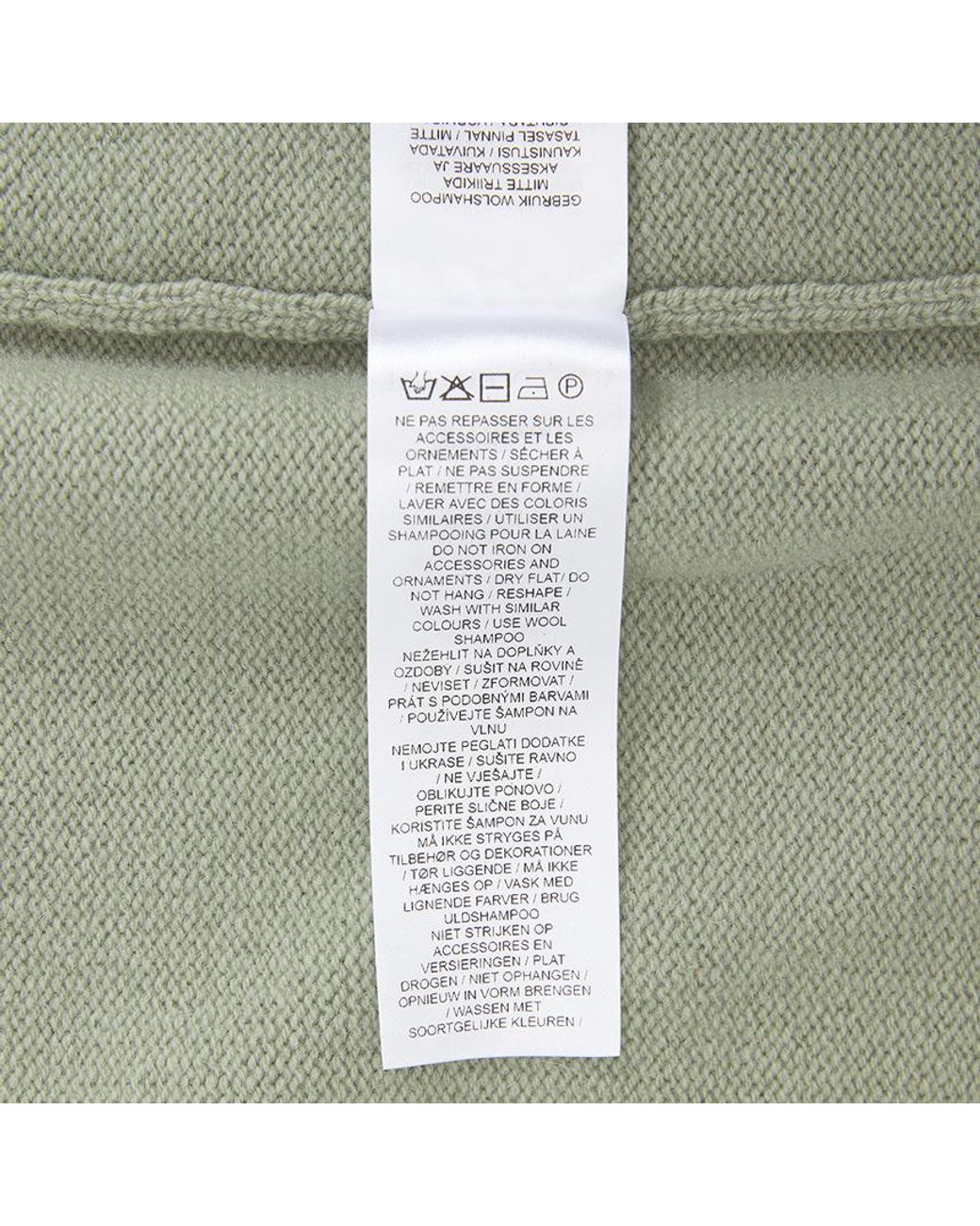 Maison Kitsuné Green Maison Kitsuné Fox Head Intarsia High-Neck Cardigan