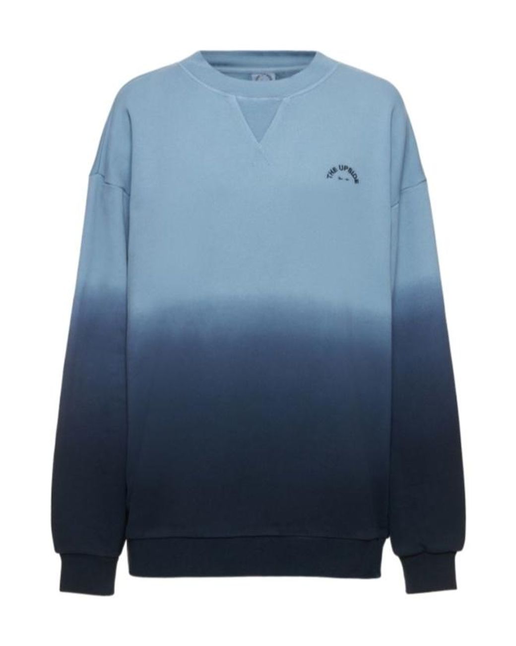 The Upside Blue Logo Crew Neck Sweatshirt
