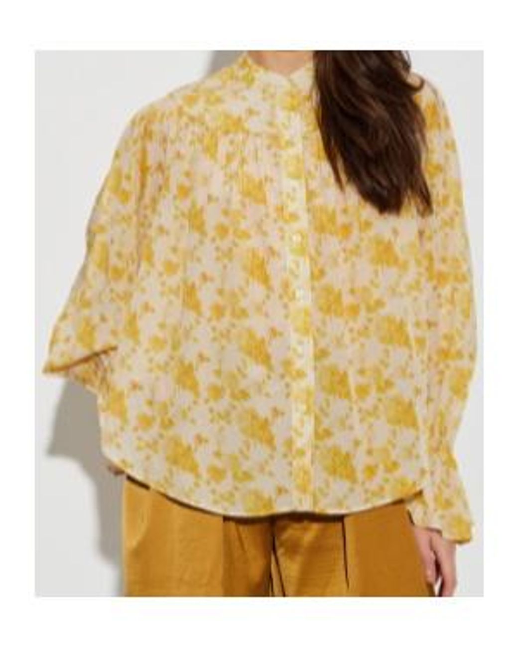 AllSaints Metallic Long-Sleeved Shirt