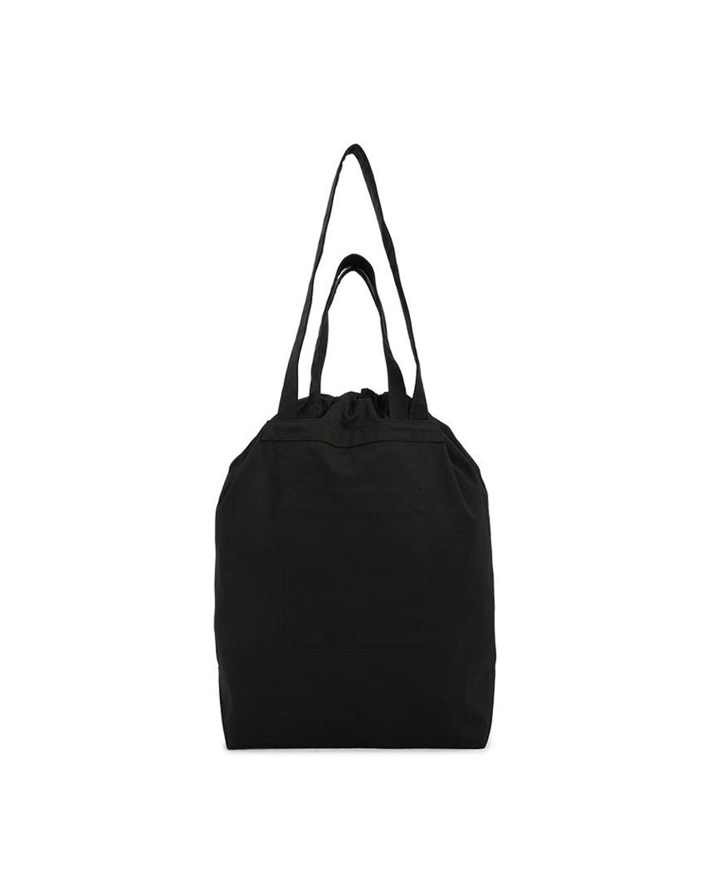 Nanamica Black Logo Tote Bag