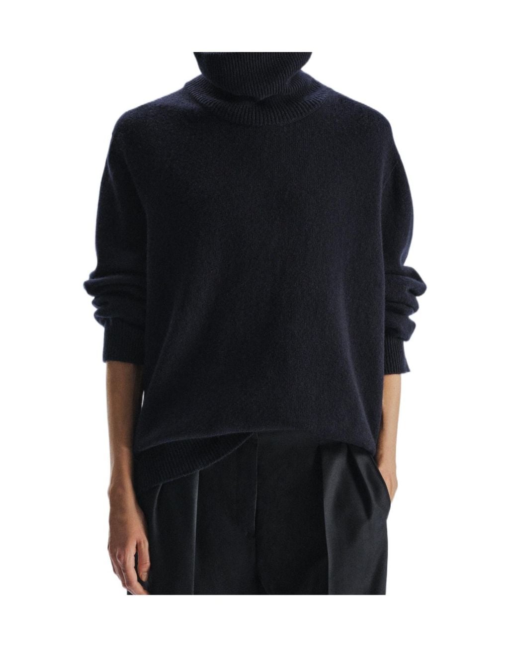 The Row Blue Stepny Turtleneck