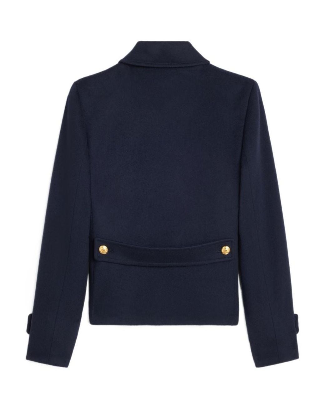 Céline Blue Cropped Chelsea Coat