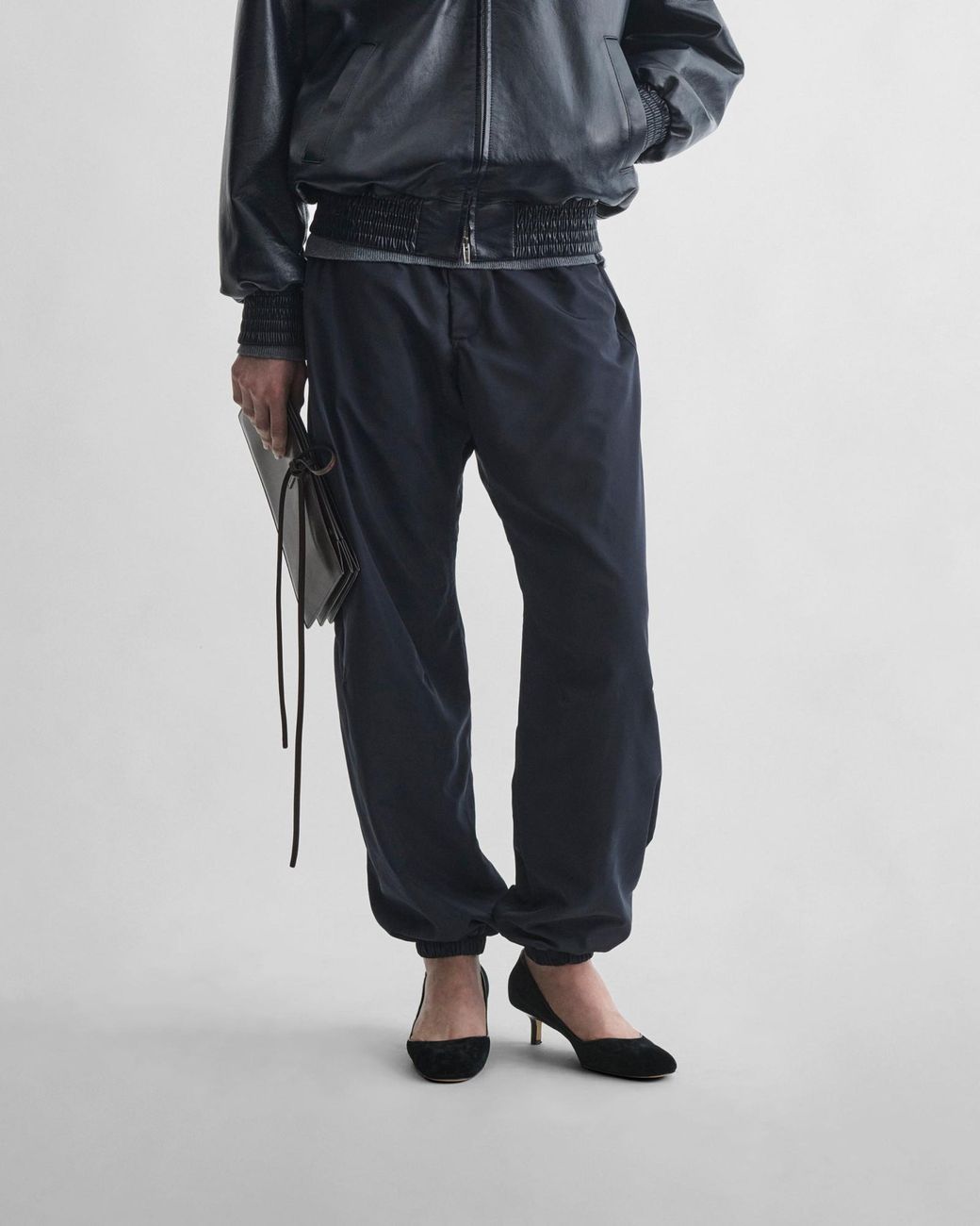 Phoebe Philo Blue Cuffed Joggers