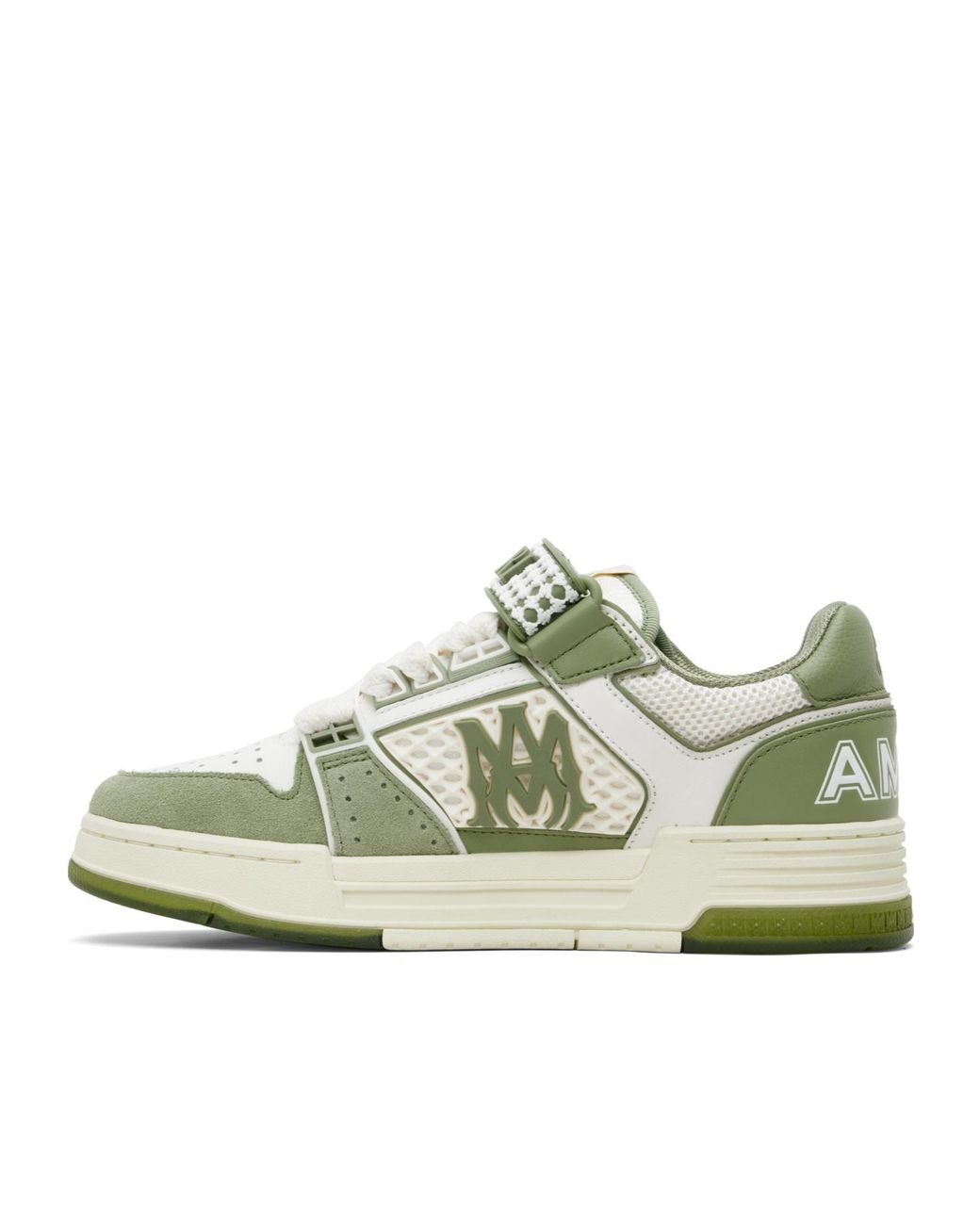 Amiri Green Ma Skyline Low-Top Lace-Up Casual Sneakers for men