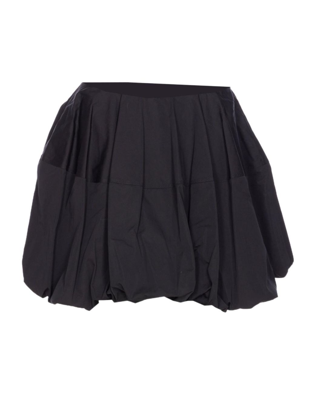 Alaïa Blue Alaïa Poplin Balloon Skirt