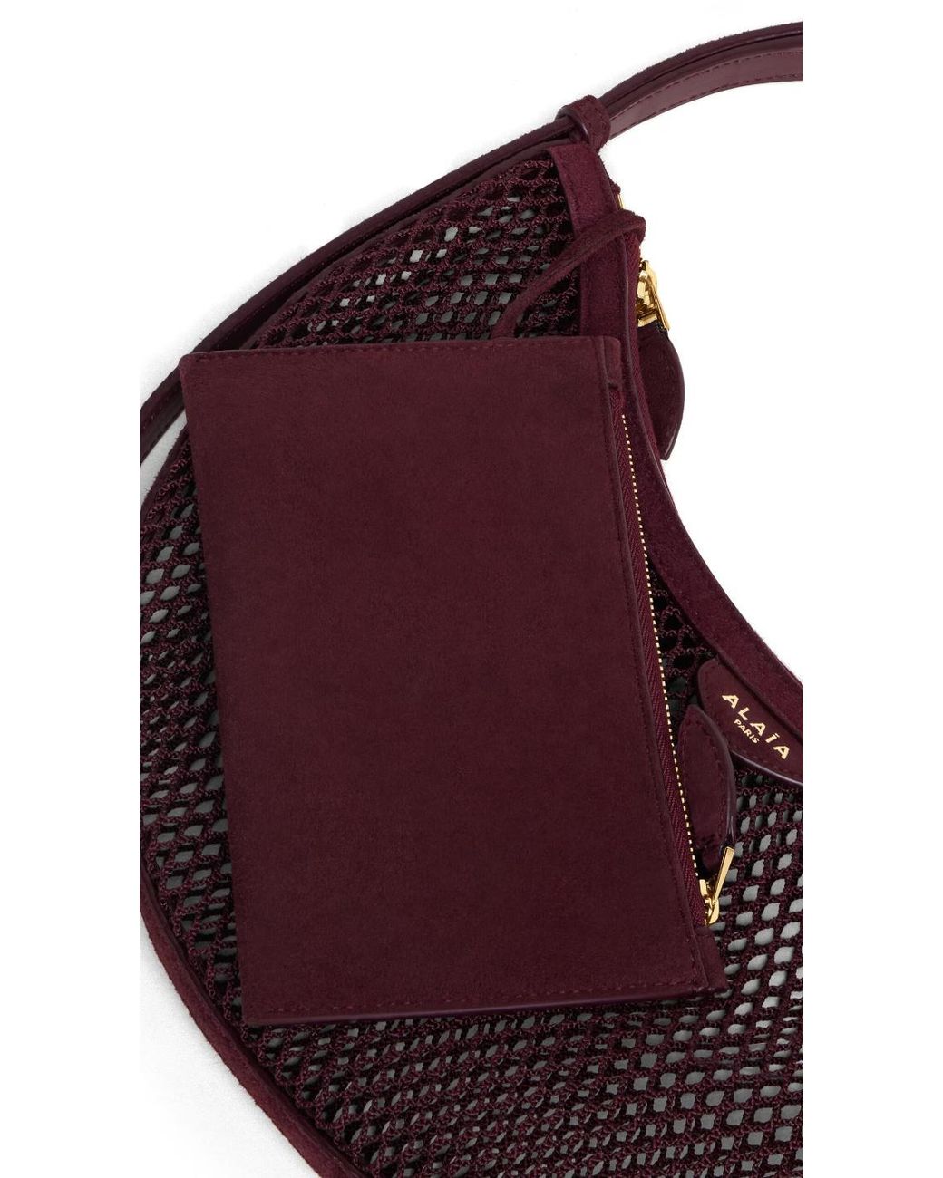Alaïa Purple Alaïa One Piece Demi Lune Bag