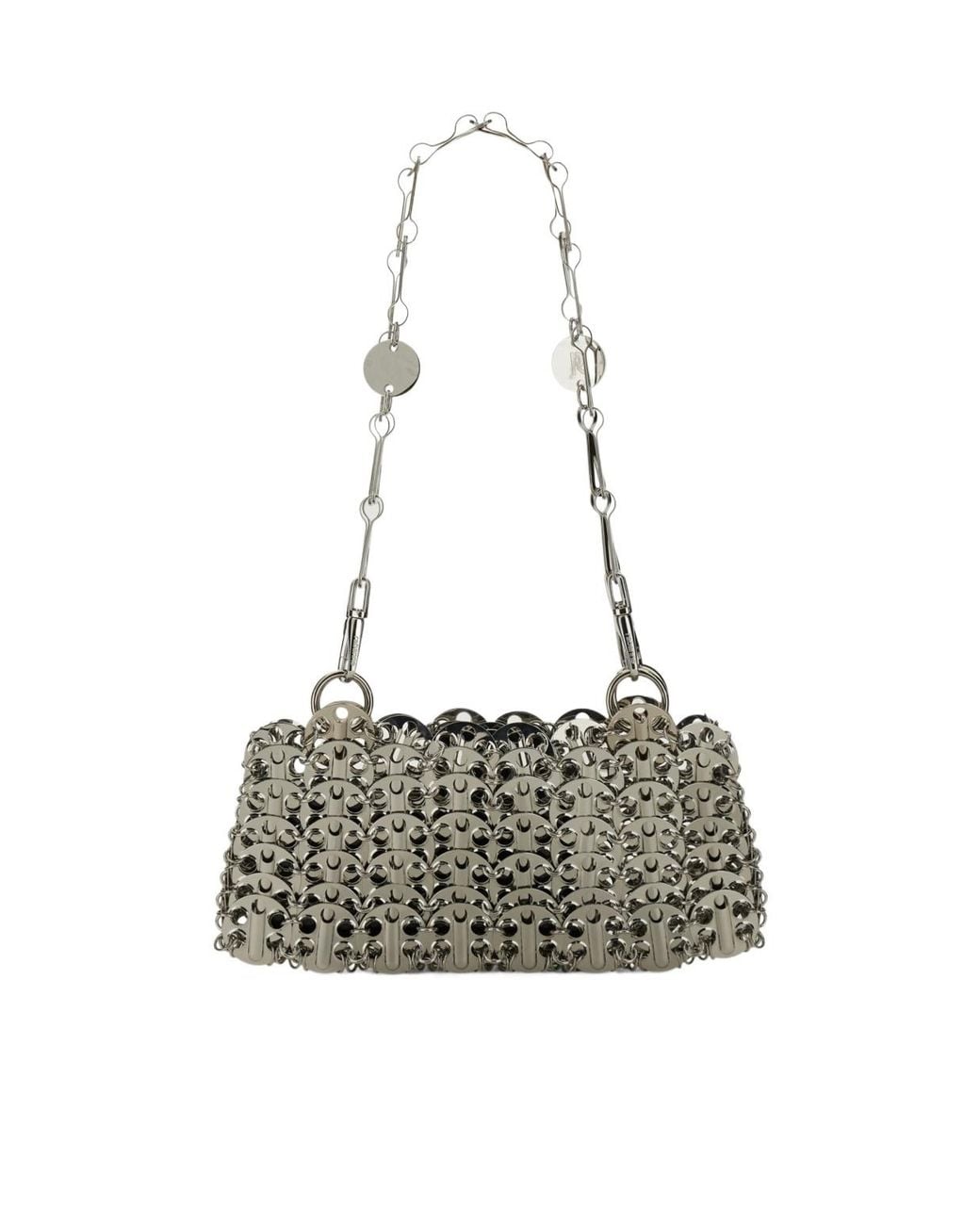 Rabanne White Rabanne Chainmail Shoulder Bag