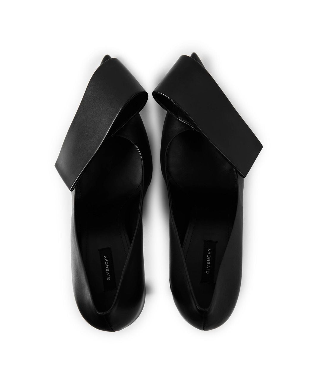 Givenchy Black Pointedtoe Blockheel Highheeled Shoes