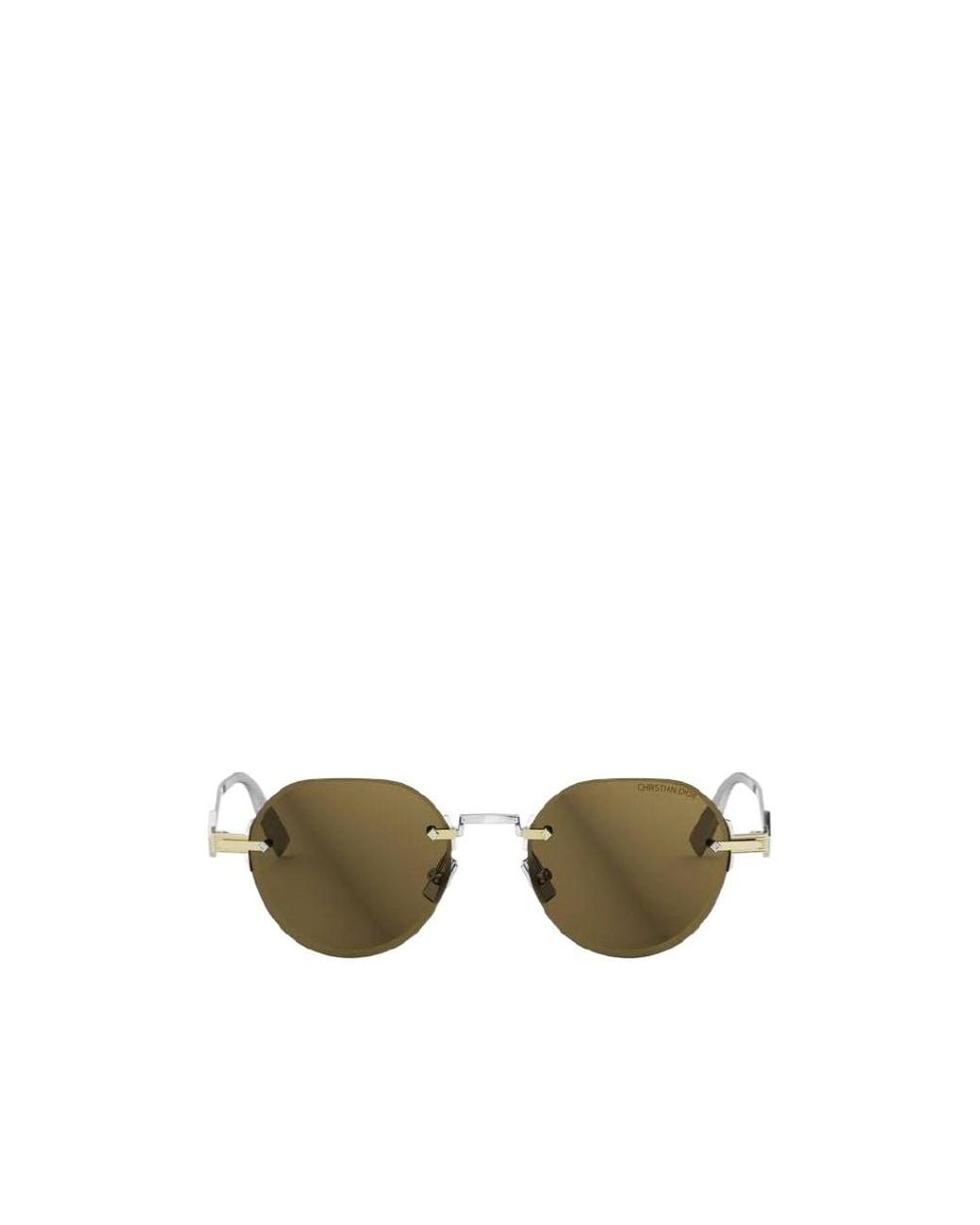 Dior Green Eyewear Round Frame Sunglasses