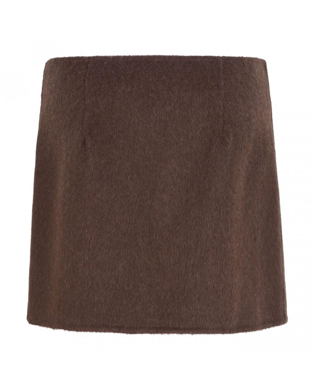 P.A.R.O.S.H. Brown Wrap Skirt