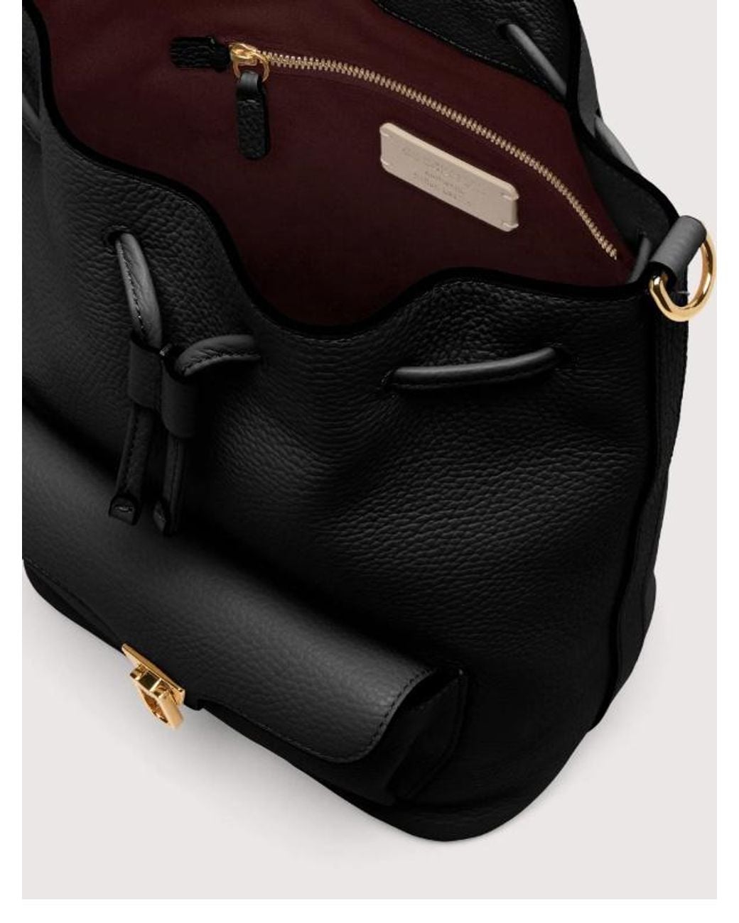 Coccinelle Black Beat Generation Medium Bucket Bag