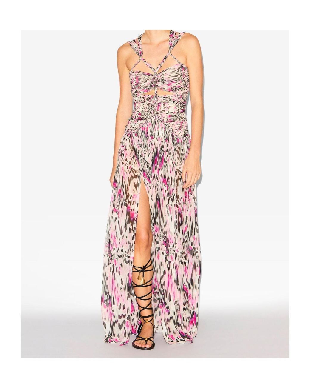 Isabel Marant Purple Rafael Dress