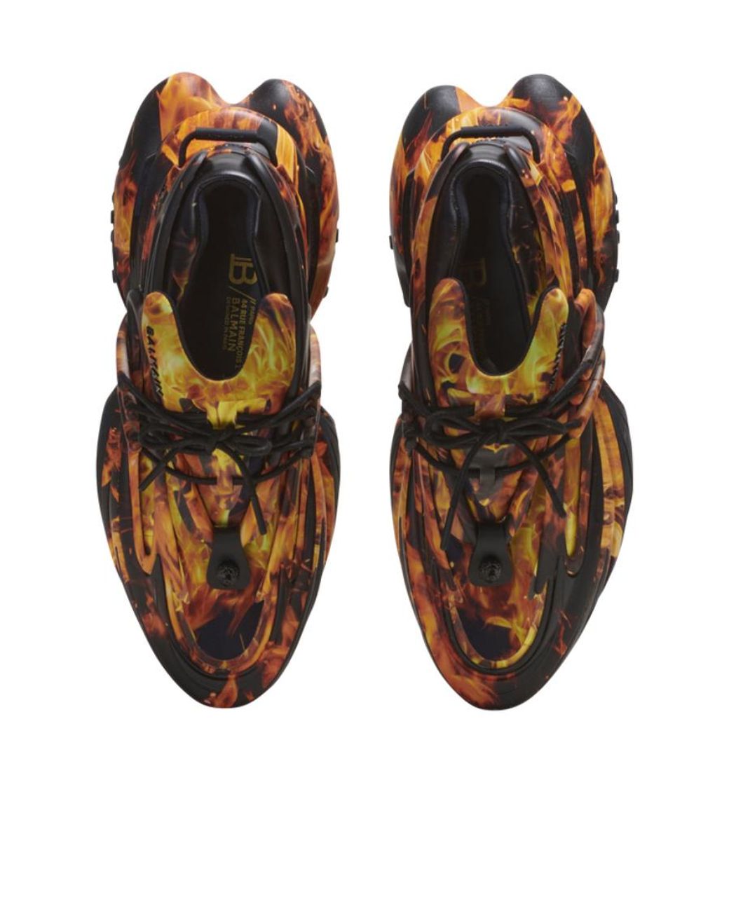 Balmain Brown Unicorn Trainers for men