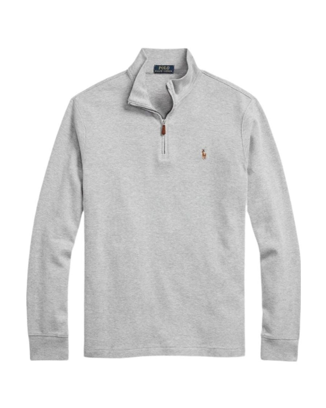 Polo Ralph Lauren Gray Logo Sweater for men