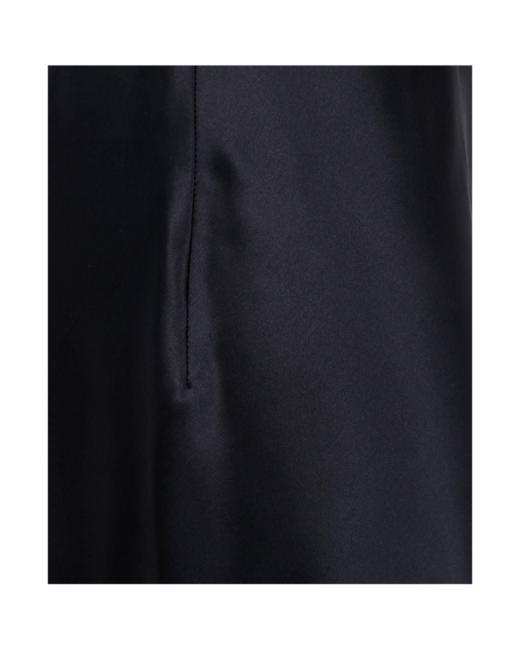 Dries Van Noten Black Elastic Waist Skirt