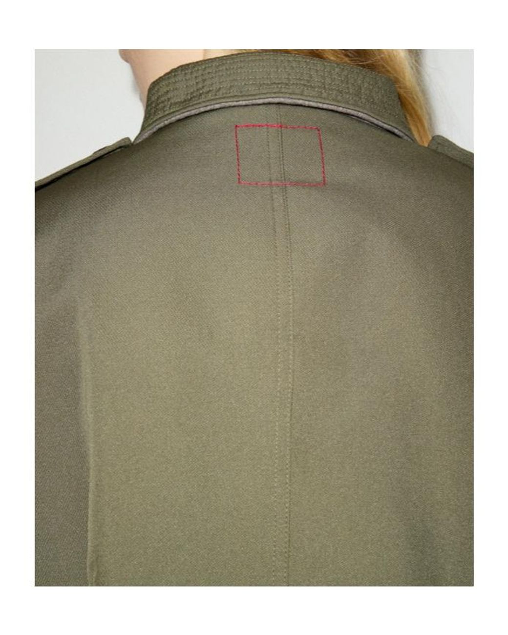 MAX&Co. Green Padded Gabardine Field Jacket