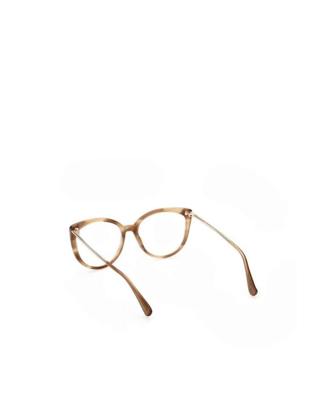 Max Mara Metallic Cat-Eye Frame Glasses
